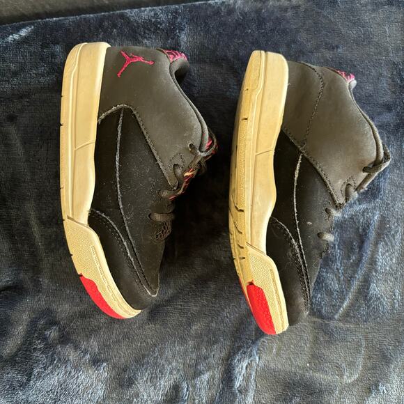 Air Jordan Flight Toddler Shoes US 8C Black Pink Gray Athletic Basketball Sports - Picture 3 of 10